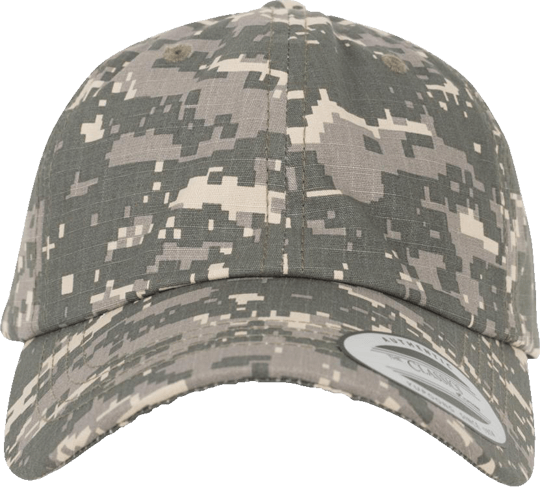 Low Profile Digital Camo Cap washed putty