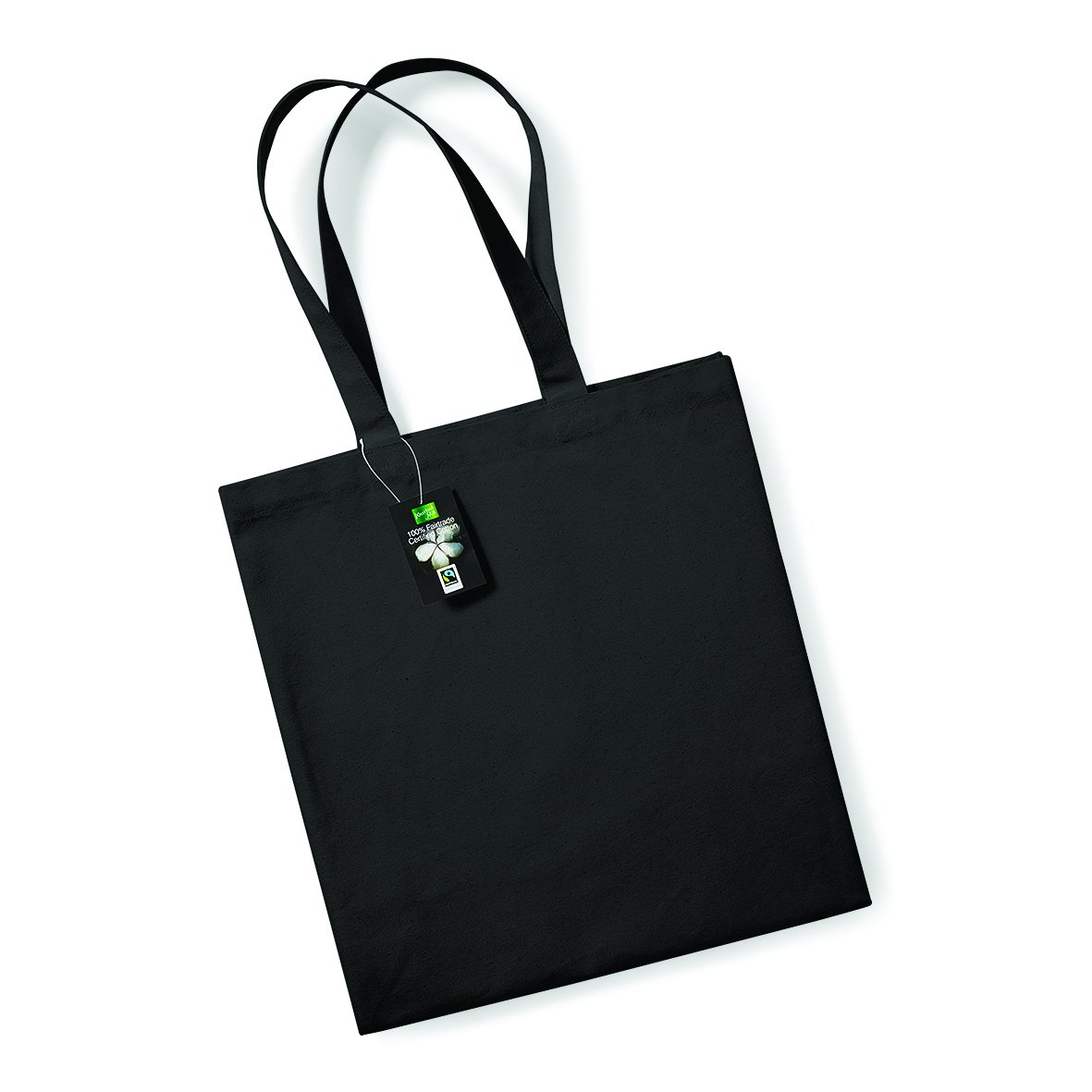 Fairtrade Cotton Shopping Bag Black