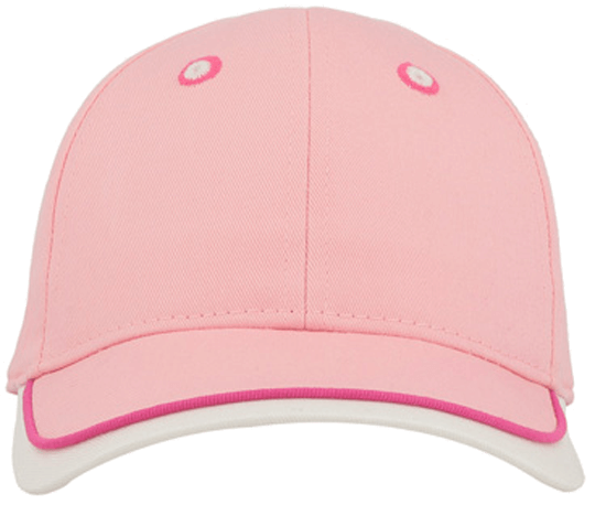 Baseball Cap Kid Star Pink/White