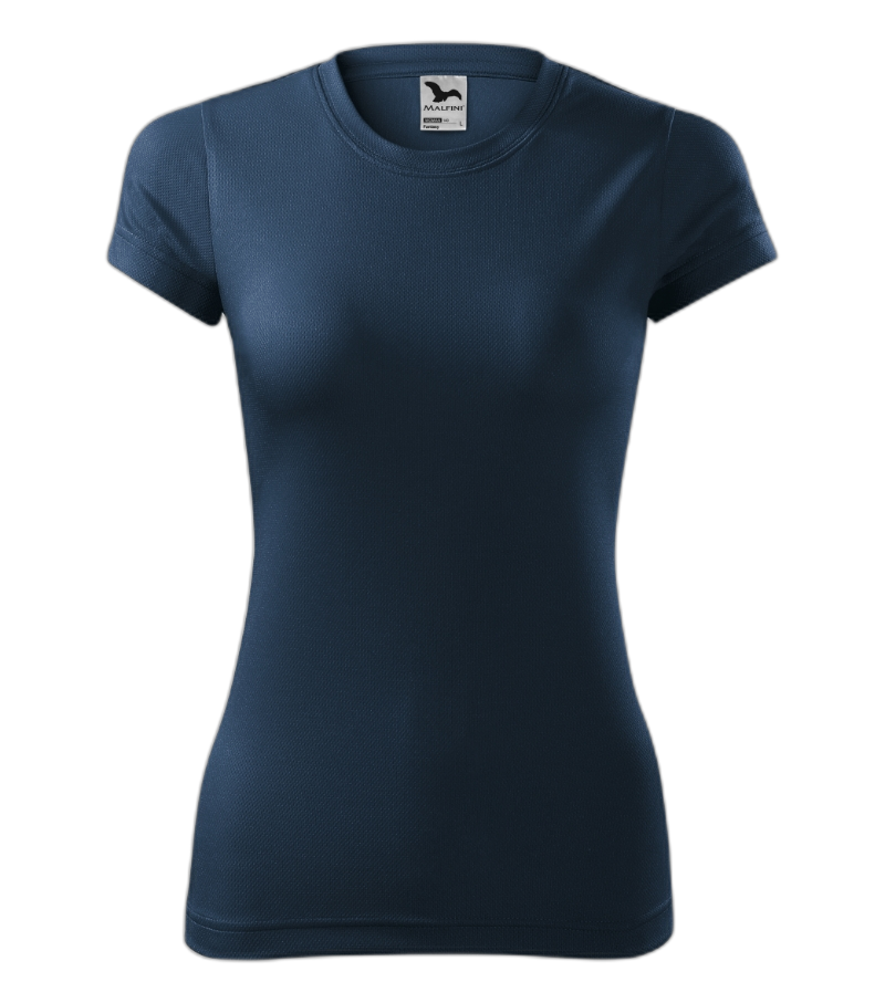 Fantasy T-Shirt Frauen selber gestalten marineblau L