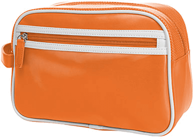 Retro Wash Bag Orange
