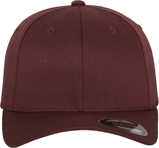 Flexfit Wooly Combed Cap Maroon Youth