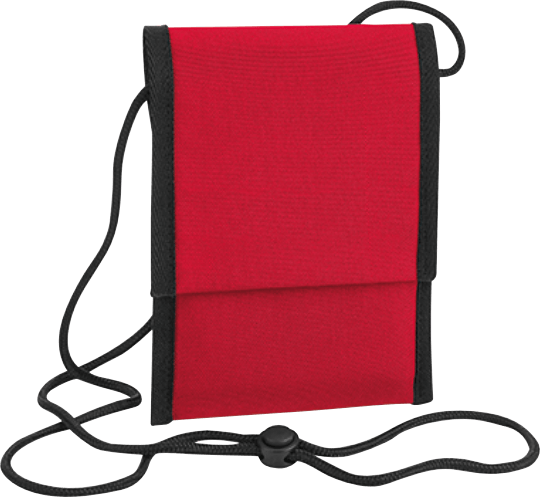 Recycled Geldbörse Cross Body Pouch Classic Red