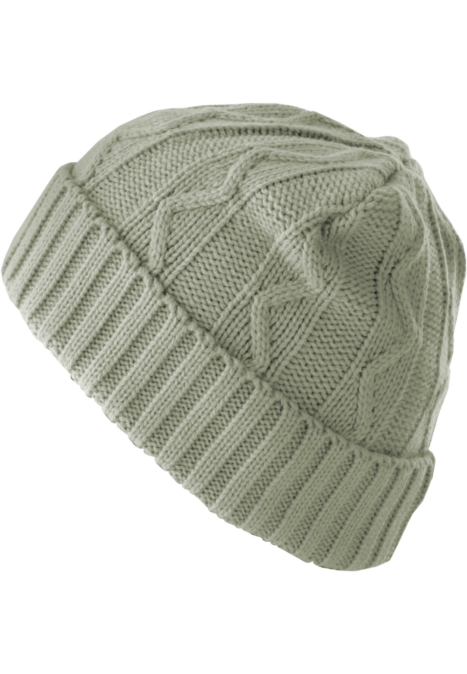 Beanie Cable Flap grey one size