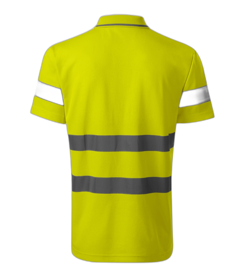HV Runway Warnschutz Polohemd unisex fluoreszierendes gelb M