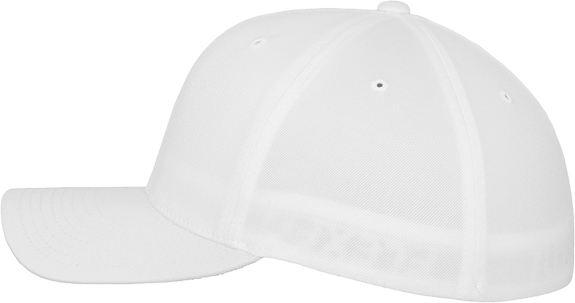 Fitted Baseball Flexfit Cap Weiß XS/S