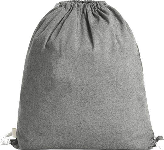 Drawstring Bag Light Grey