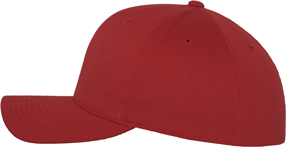 Flexfit Wooly Combed Cap Red XS/S