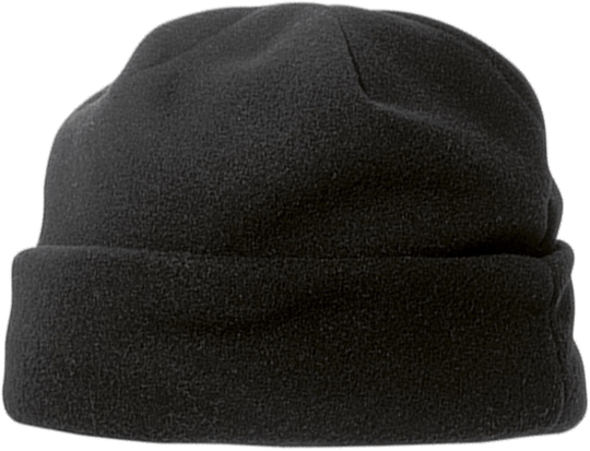 Fleece Mütze Black