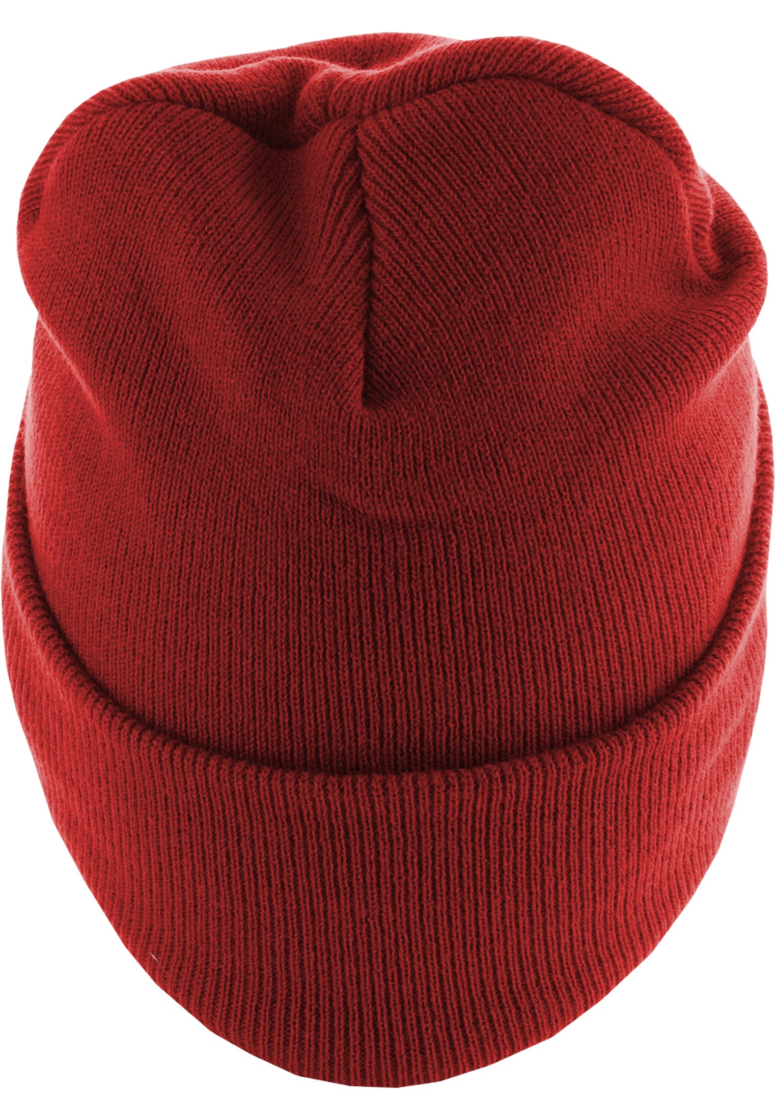 Beanie Basic Flap Long Version red one size