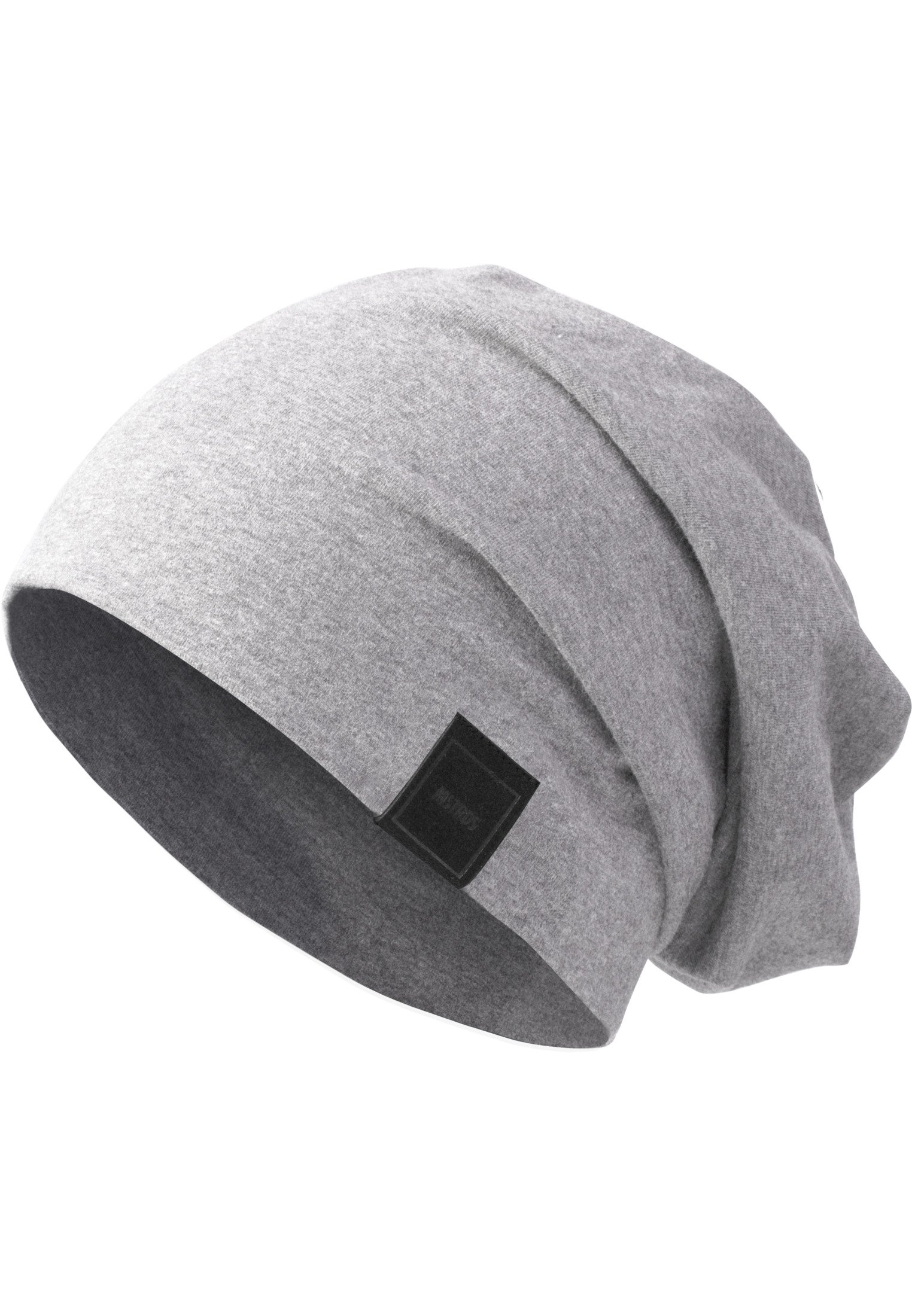 Jersey Beanie Mütze für Erwachsene und Kinder h.grey L/XL