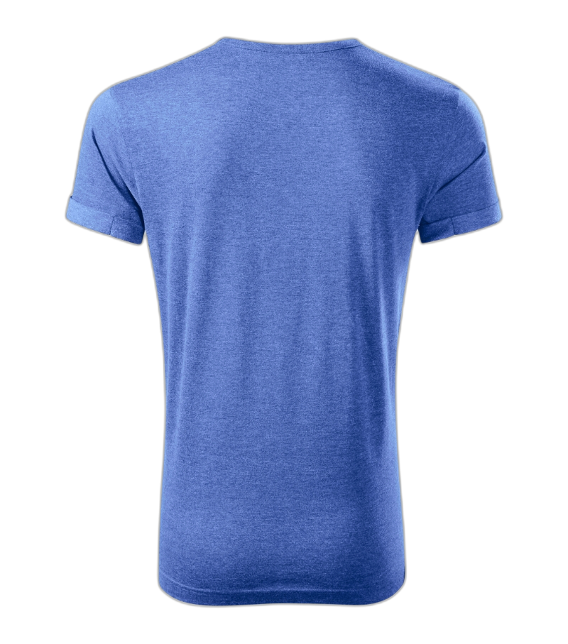 Fusion T-Shirt Männer blau melliert 3XL