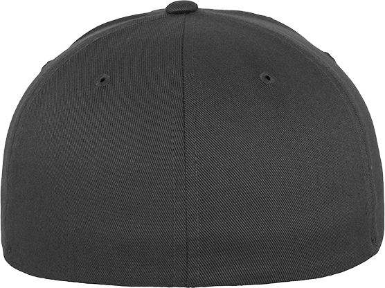 Fitted Baseball Flexfit Cap Dunkel Grau XS/S