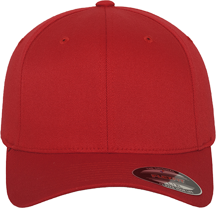 Fitted Baseball Flexfit Cap Rot XS/S