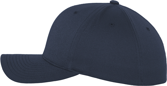 Fitted Baseball Flexfit Cap Dunkel Blau XS/S
