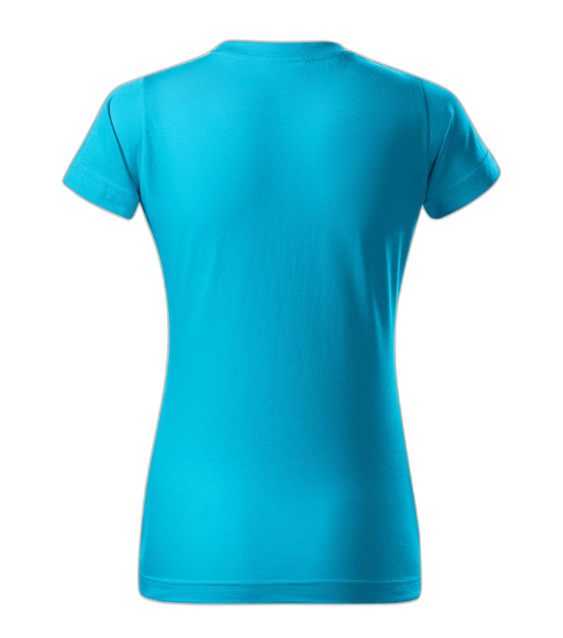 Basic T-Shirt Frauen türkisblau L