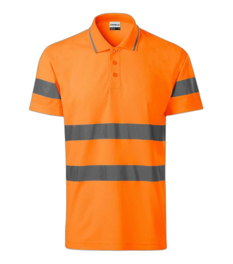 HV Runway Warnschutz Polohemd unisex fluoreszierendes orange M