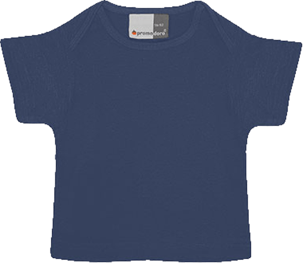 Personalisierbares Baby T-Shirt Navy 80/86