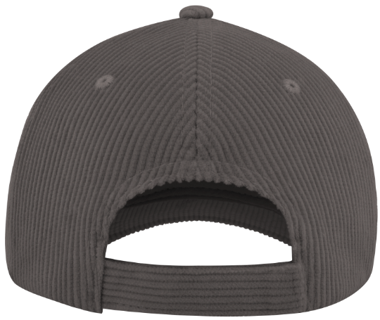 Unisex Cord Baseball Cap Recycled Grey