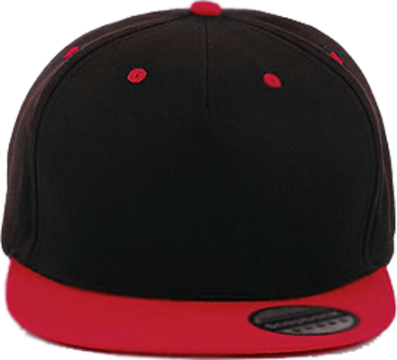5 Panel Contrast Snapback Black /Classic Red