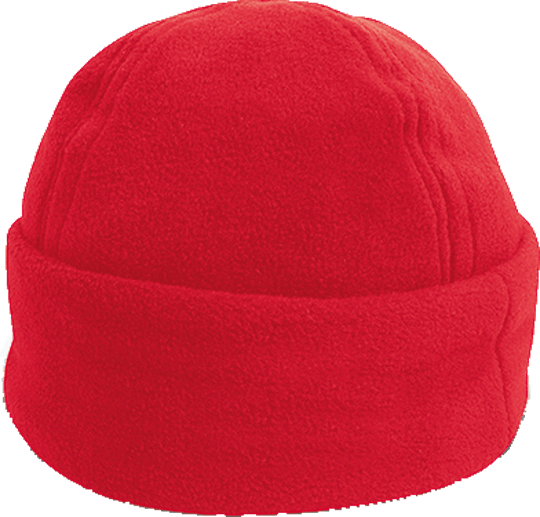 Fleece Ski Bob Hat Red L