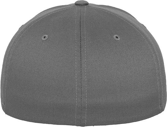 Fitted Baseball Flexfit Cap Grau XS/S