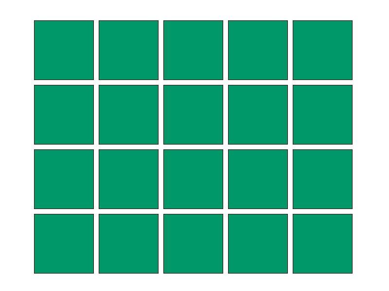 Fliesenaufkleber Grün (A756) 20er Set 10 x 10 cm