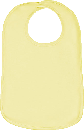 Organic Baby Lätzchen Pastel Yellow