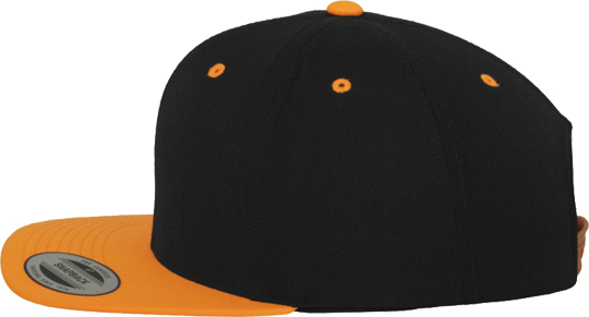 Unisex Classic Snapback 2-Tone Orange / Black