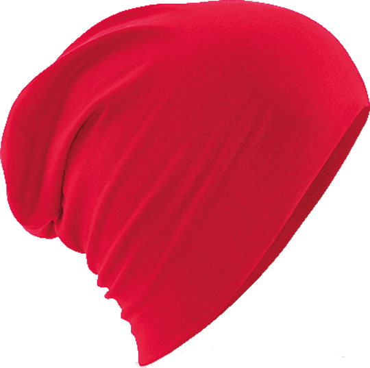 Hemsedal Cotton Slouch Beanie Classic Red