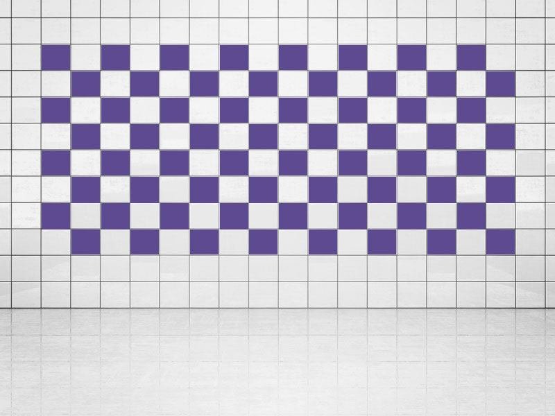 Fliesenaufkleber Violett (A717) 20er Set 10 x 10 cm