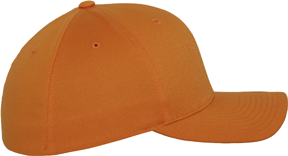 Fitted Baseball Flexfit Cap Orange XS/S