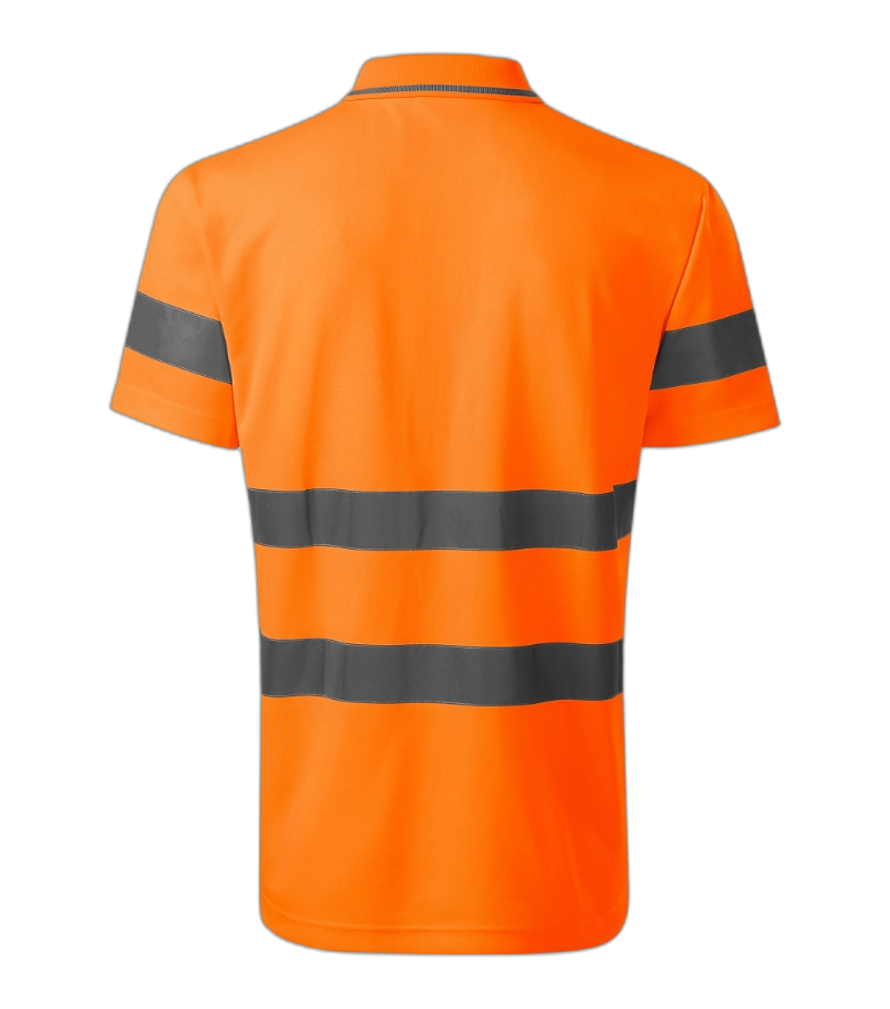 HV Runway Warnschutz Polohemd unisex fluoreszierendes orange M