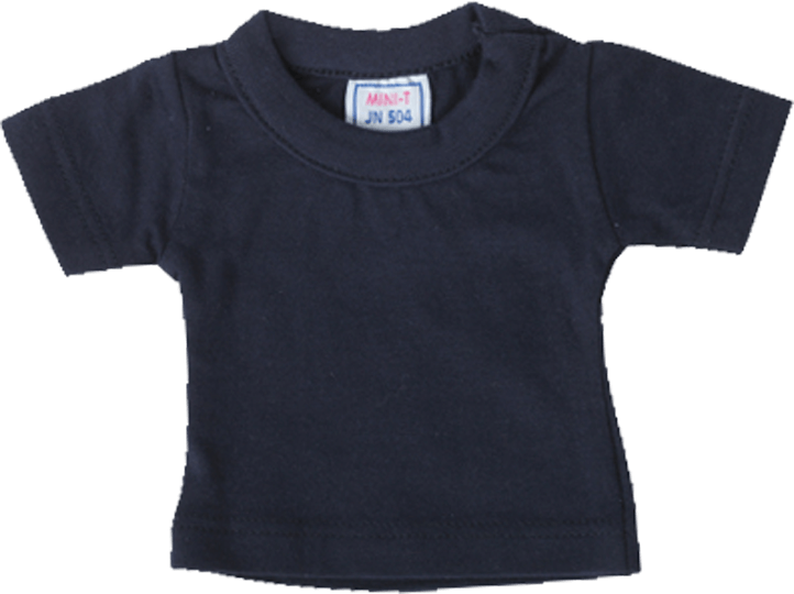 Mini T-Shirt für Kuscheltiere & Puppen Navy