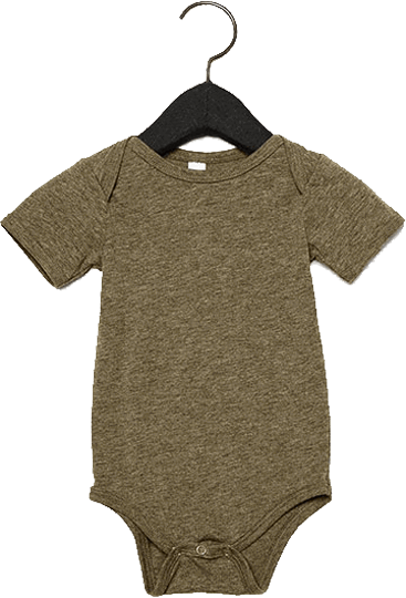 Triblend Baby Body Olive Triblend Heather 18-24 Monate