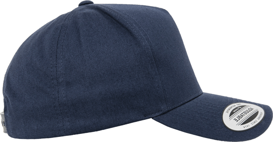 5 Panel Curved Classic Snapback Navy