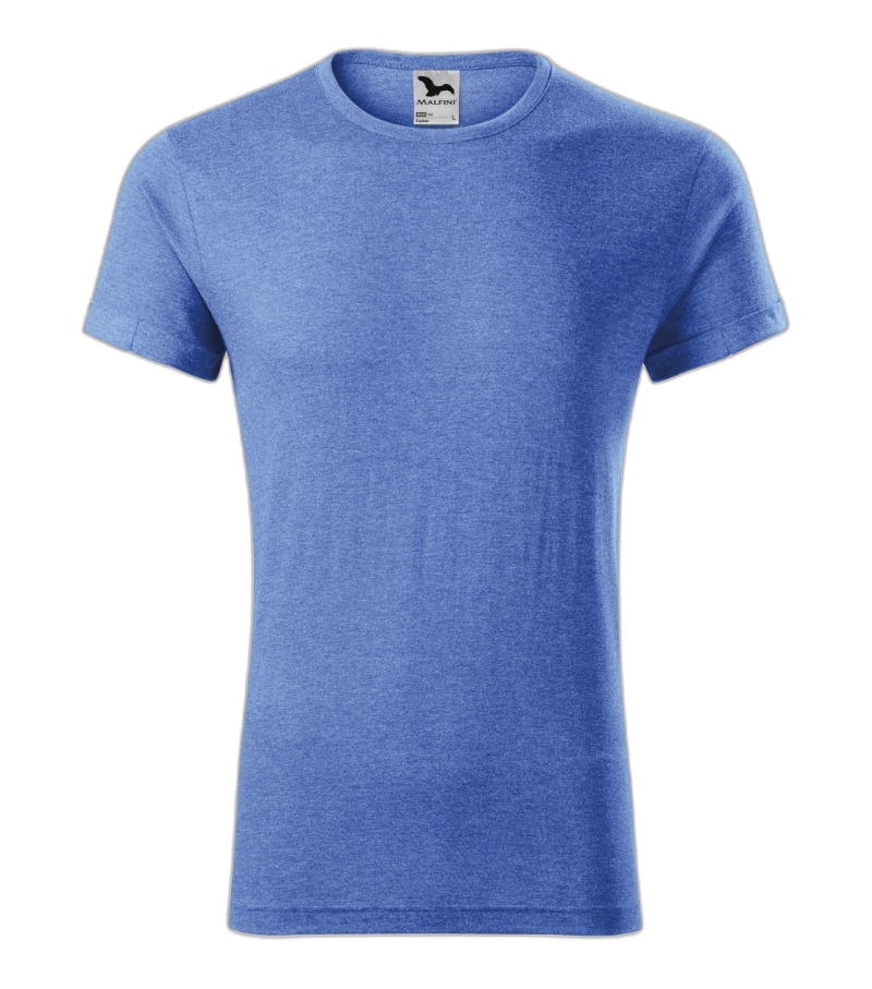 Fusion T-Shirt Männer blau melliert 3XL