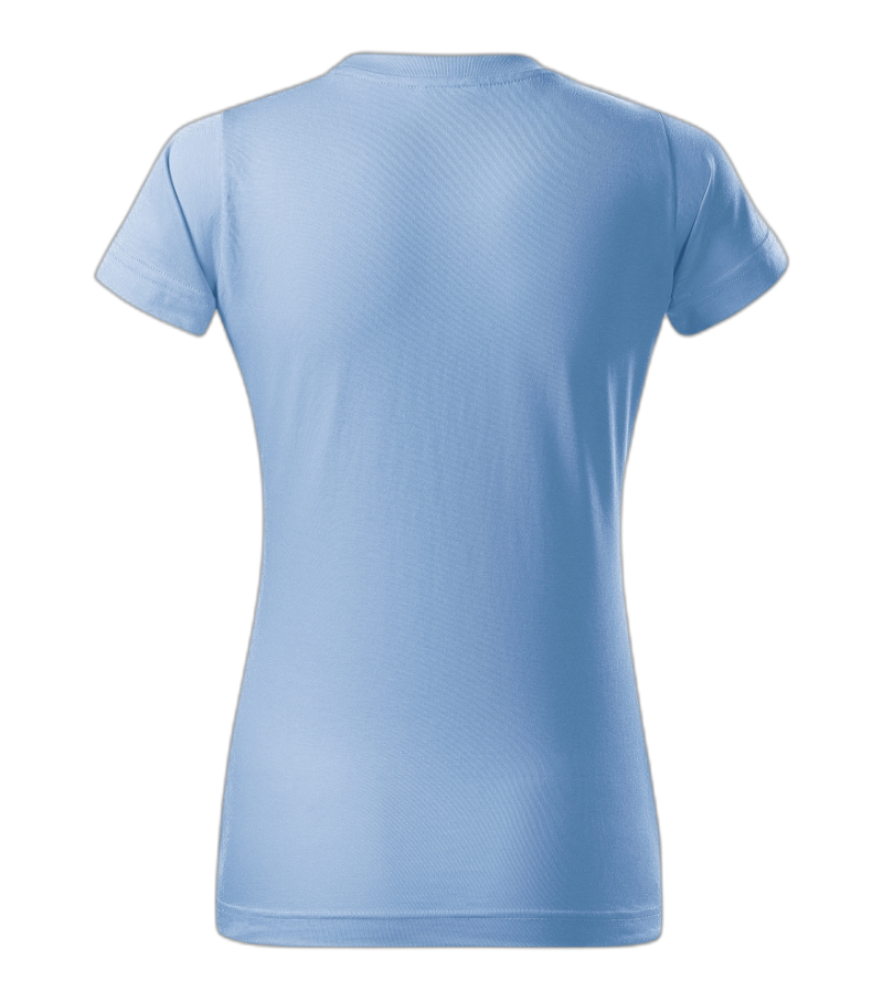 Basic T-Shirt Frauen himmelblau L