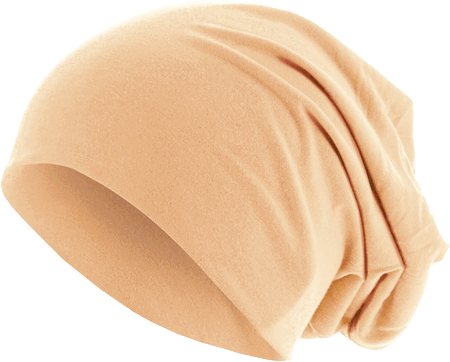 Pastel Jersey Beanie Peach