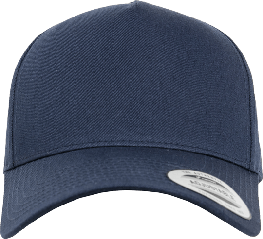 5 Panel Curved Classic Snapback Navy