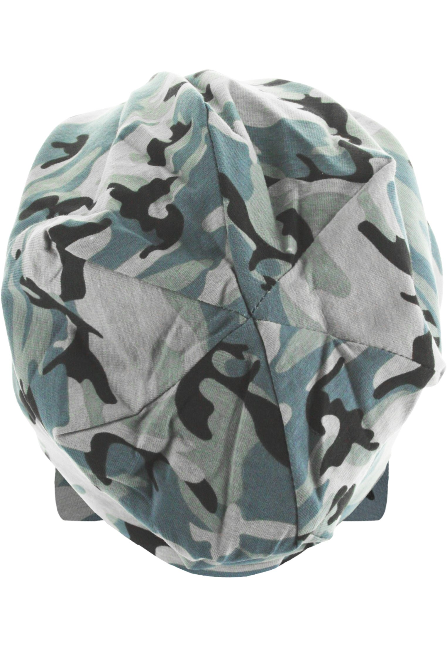Printed Jersey Beanie grey camo/charcoal one size