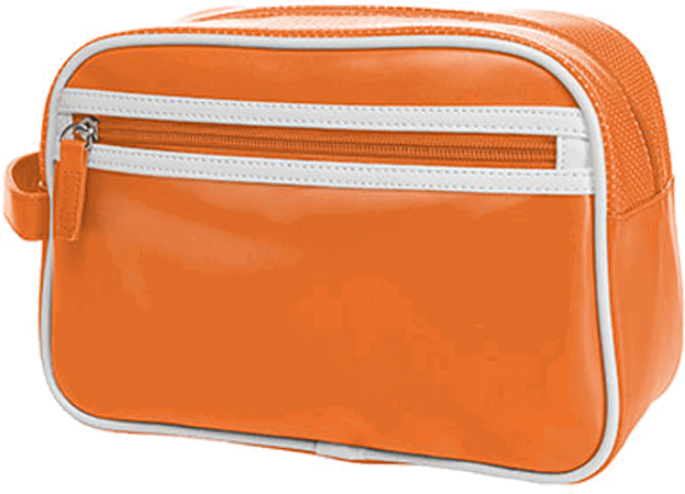 Retro Wash Bag Orange