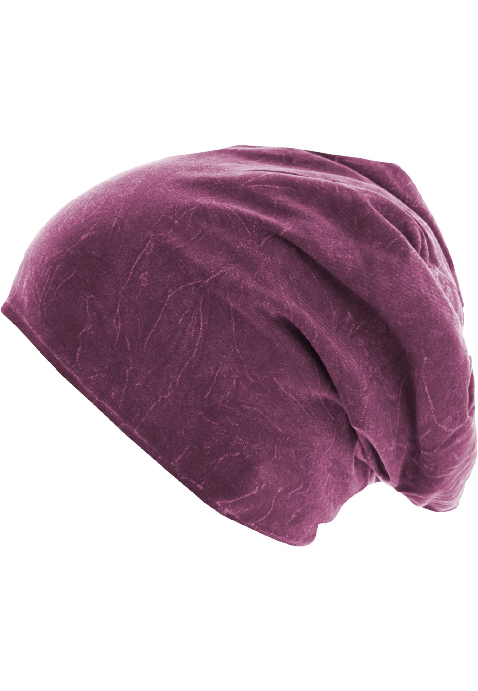Stonewashed Jersey Beanie purple one size