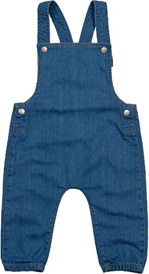 Baby Jeans Latzhose Denim Blue 2-3 Jahre