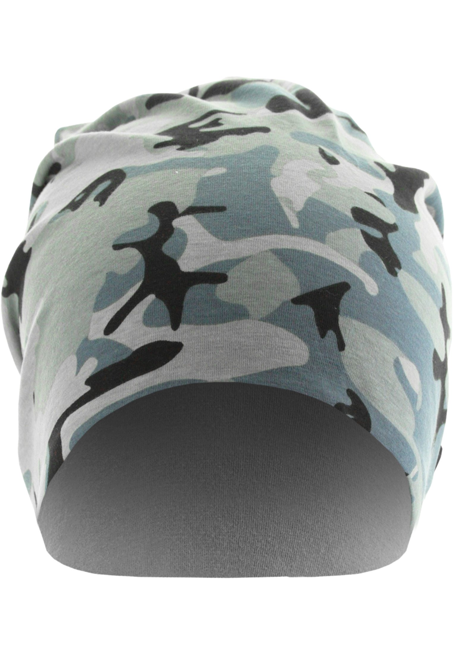 Printed Jersey Beanie grey camo/charcoal one size
