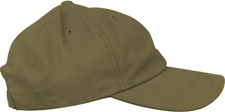 Peached Cotton Twill Dad Cap Loden