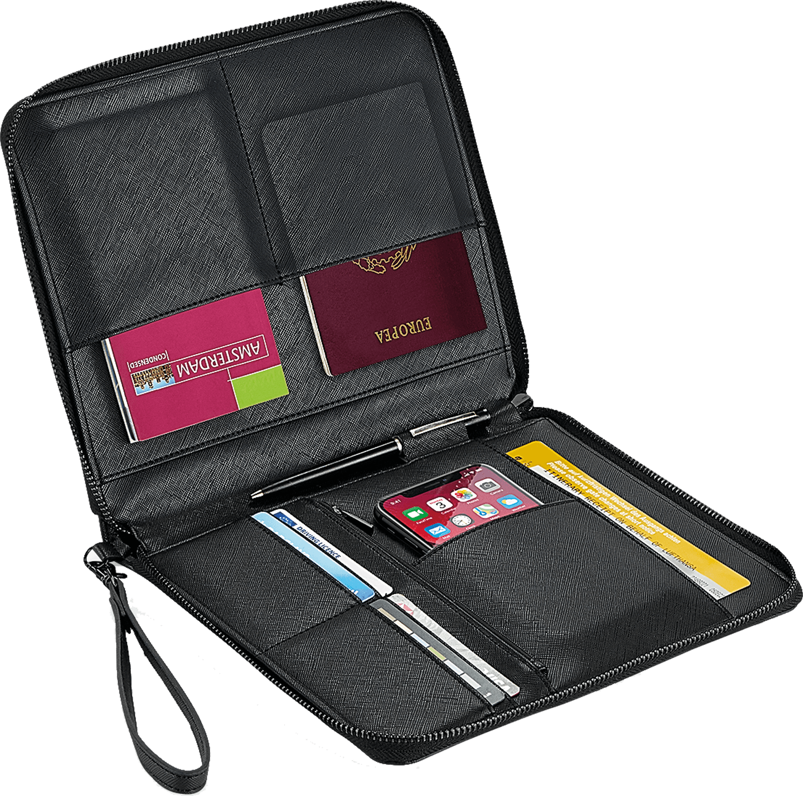 Reise Organizer Bag, Tablet Karten Tasche, veredeln
