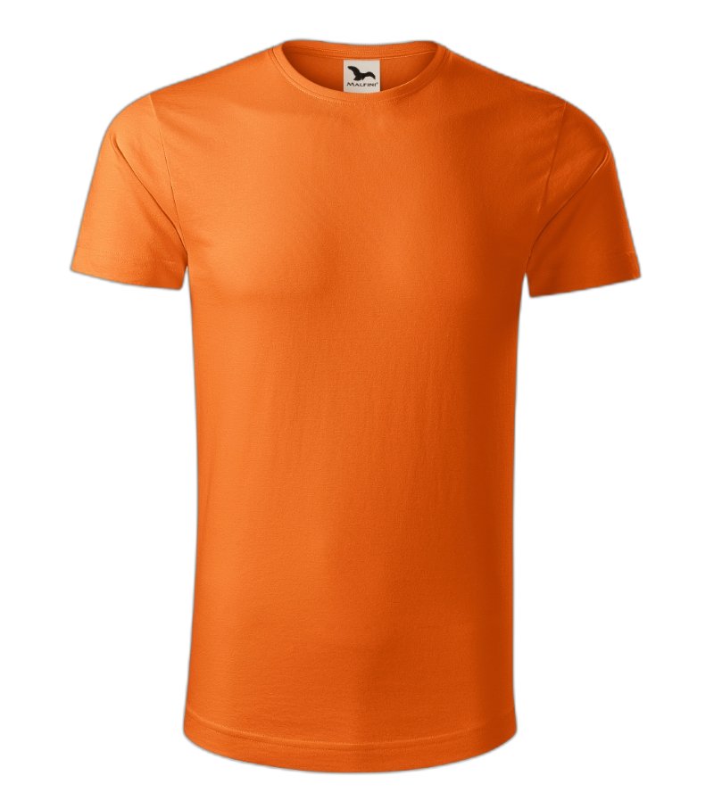Organic T-Shirt Männer orange S