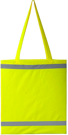 Reflektierende Einkaufstasche Signal Yellow