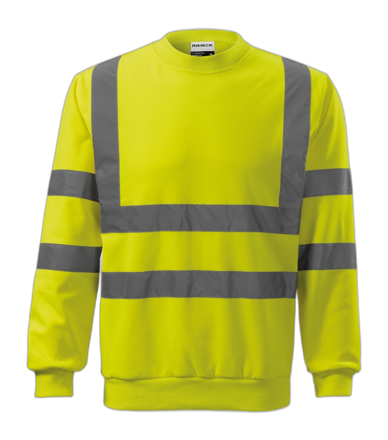 HV Essential Sweatshirt unisex fluoreszierendes gelb 2XL